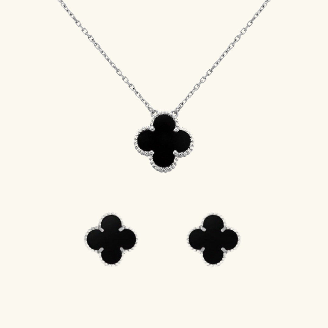 CLOVER | Argento Nero 2-Pacchetto