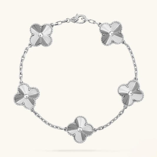 CLOVER | Bracciale in Argento