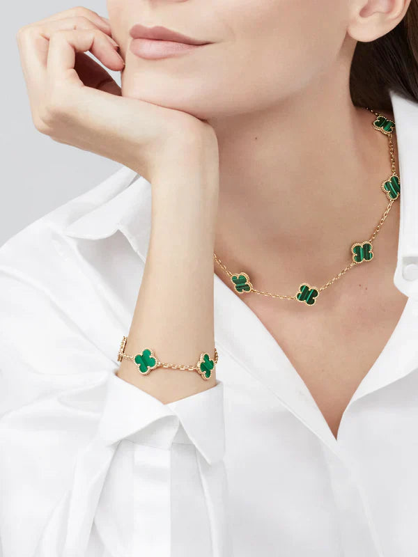 CLOVER | Collana Verde 10 Motivi