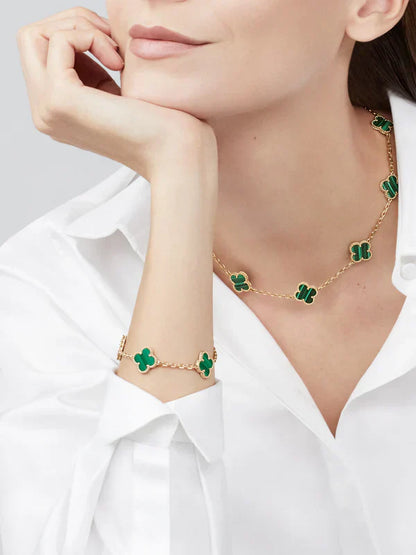 CLOVER | Collana Verde 10 Motivi
