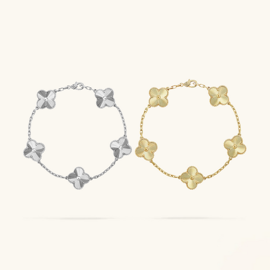 Set di Bracciali a 2 Pezzi - Argento/Oro