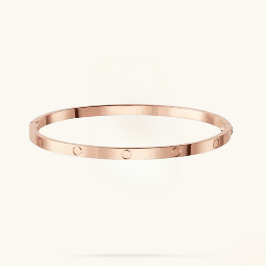 ETERNITY | Bracciale in Oro Rosa Sottile