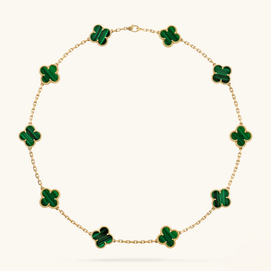 CLOVER | Collana Verde 10 Motivi