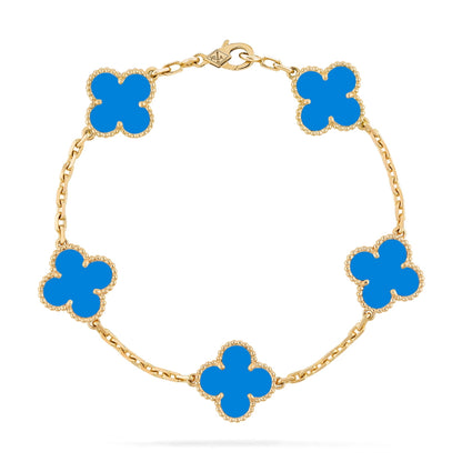 CLOVER | Bracciale Blu