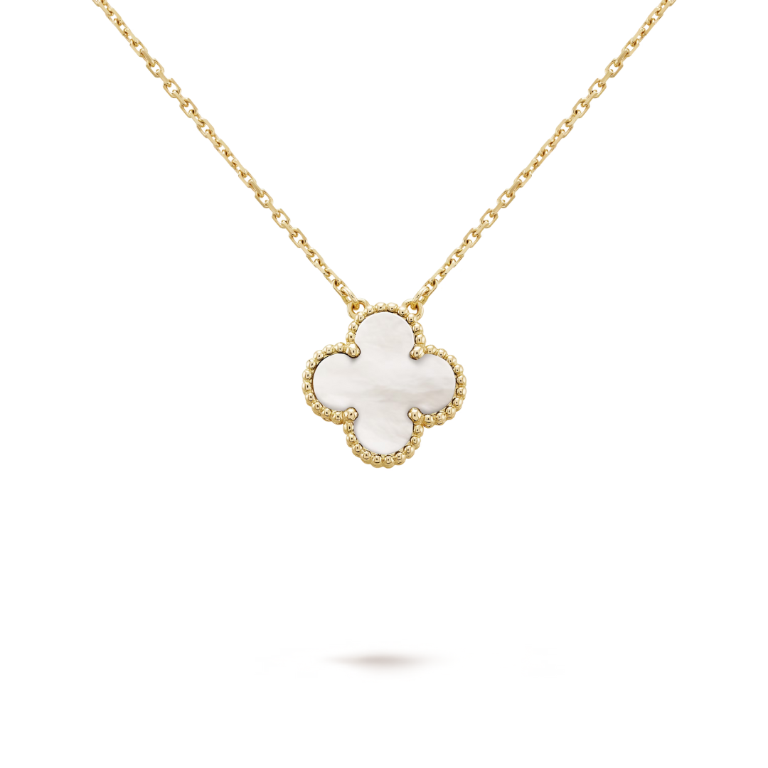 CLOVER | Collana Bianco/Oro
