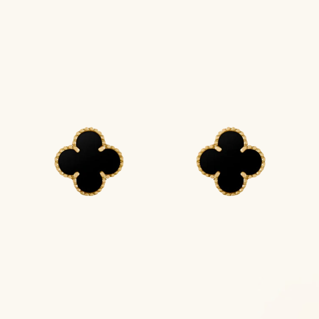 CLOVER | Orecchini Neri