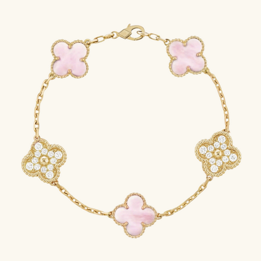 CLOVER | Bracciale Golden Pink Prestige