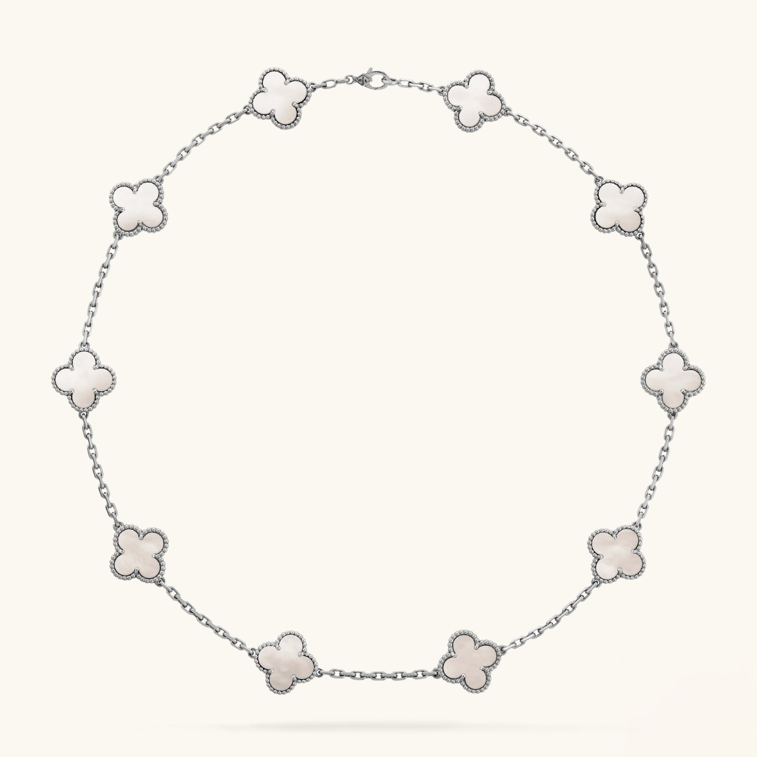 CLOVER | Collana in Argento con 10 Motivi