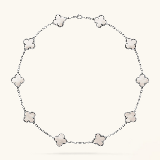 CLOVER | Collana in Argento con 10 Motivi