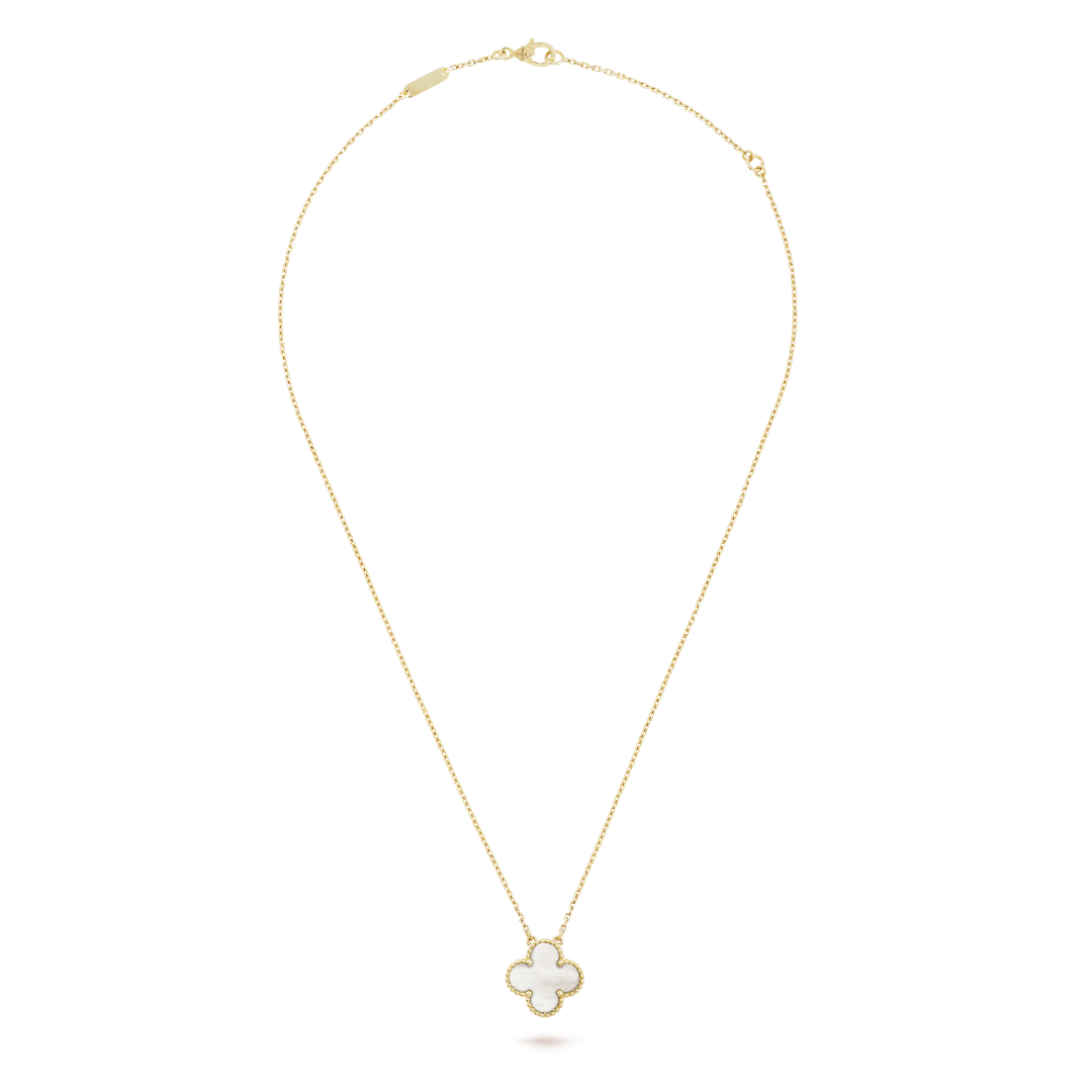 CLOVER | Collana Bianco/Oro