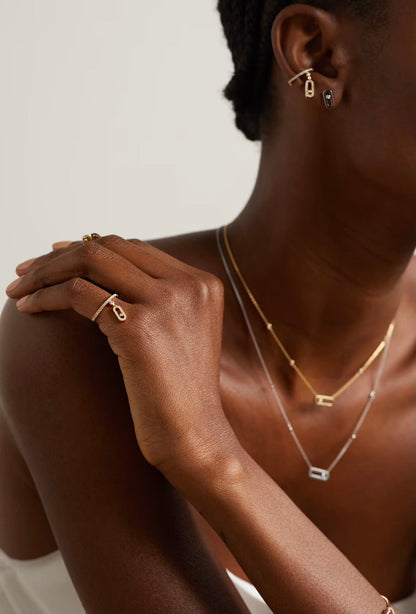 ESCLUSIVO | Anello Pendente Chaira con Diamanté