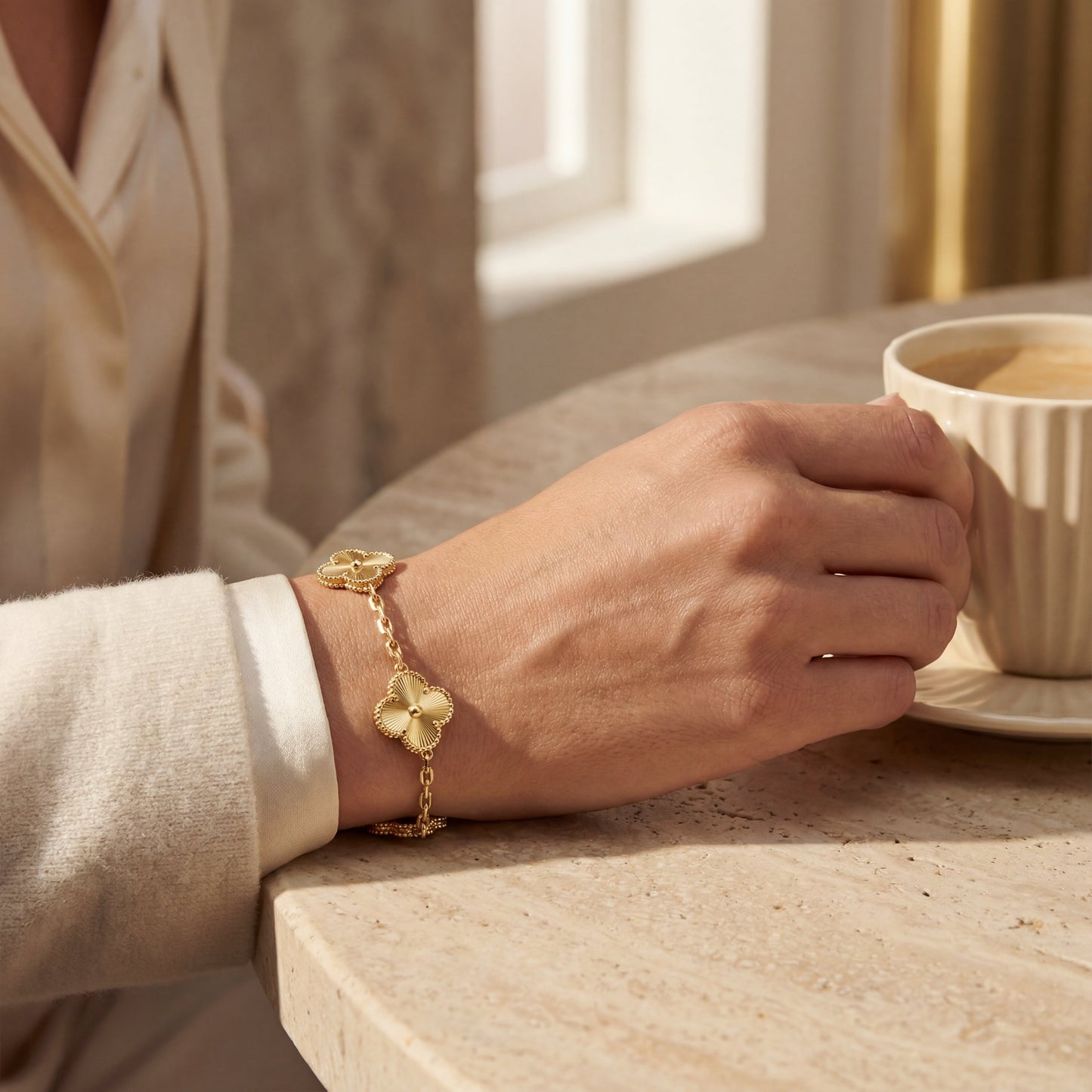 Bracciale Clover Gold