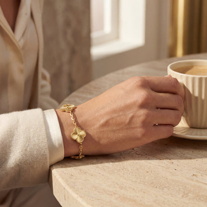 Bracciale Clover Gold