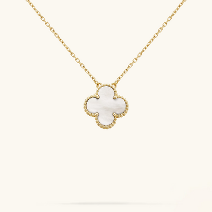 CLOVER | Collana Bianco/Oro