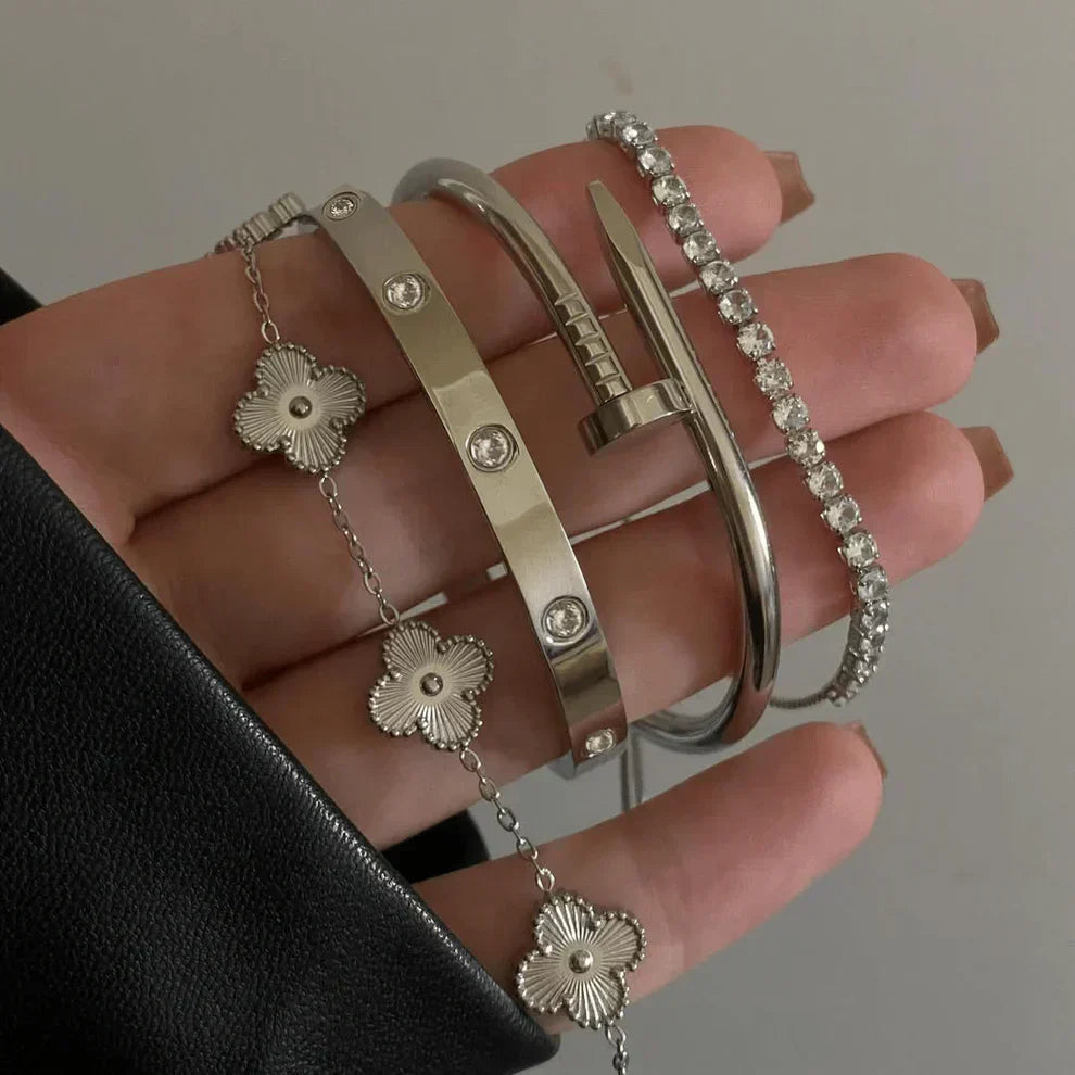 Set di Bracciali in 4 Pezzi "Silvio"