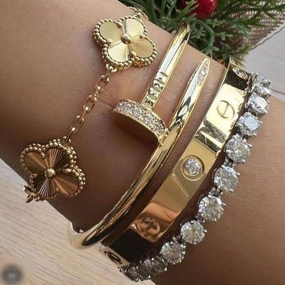 Bracciale Clover Gold